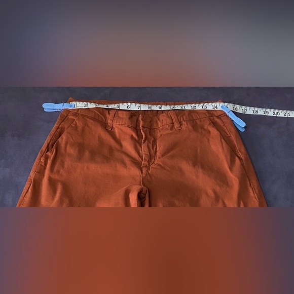 Frank & Eileen WICKLOW The Italian Chino Italian Performance Twill Size: 4 RUST - Picture 12 of 15